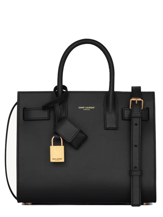 26FW 생로랑 스무스 레더 클래식 삭 드 주르 나노 392035 02G9W1000 BLACK