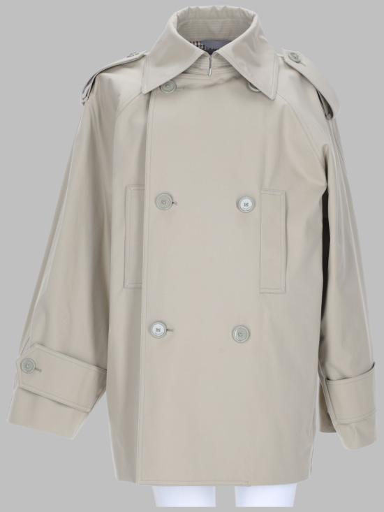 26FW 발렌시아가 더블 브레스티드 트렌치 코트 872299 TKP079710 BEIGE