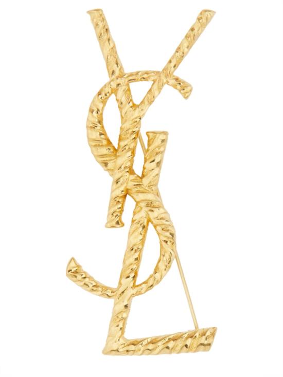 26FW 생로랑 카산드라 브로치 840195 Y15008060 GOLD