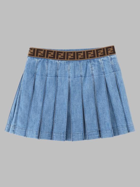 26FW [키즈] 펜디 스커트 JFE165K ATRFF0QG0 BLUE - FENDI