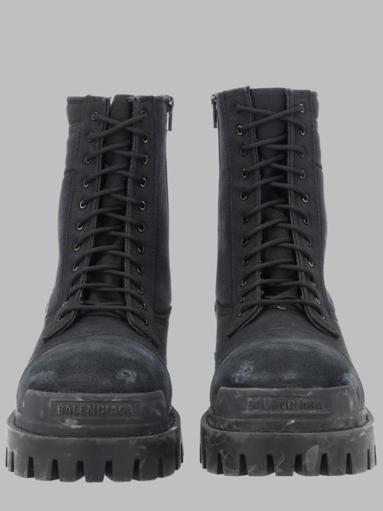 26FW 발렌시아가 컴뱃 스트라이크 부츠 845015 W2H111000 BLACK