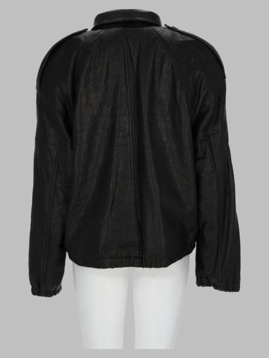 26FW 생로랑 가죽 자켓 858507 YCNF21000 BLACK - SAINT LAURENT
