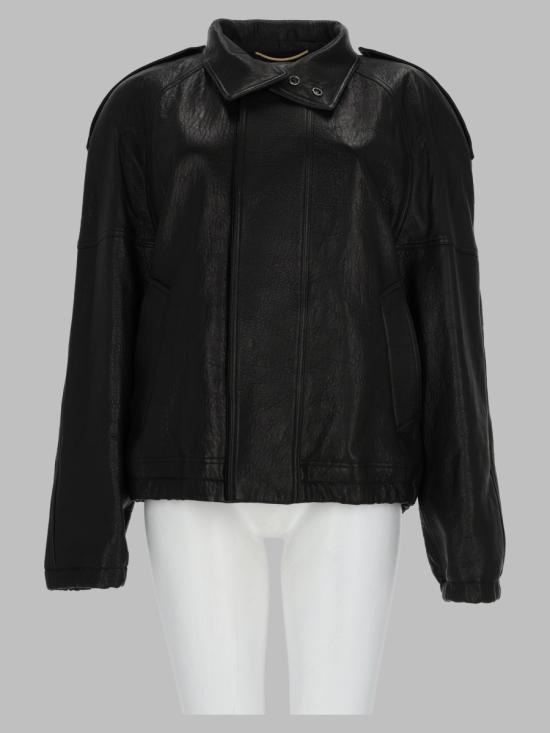 26FW 생로랑 가죽 자켓 858507 YCNF21000 BLACK