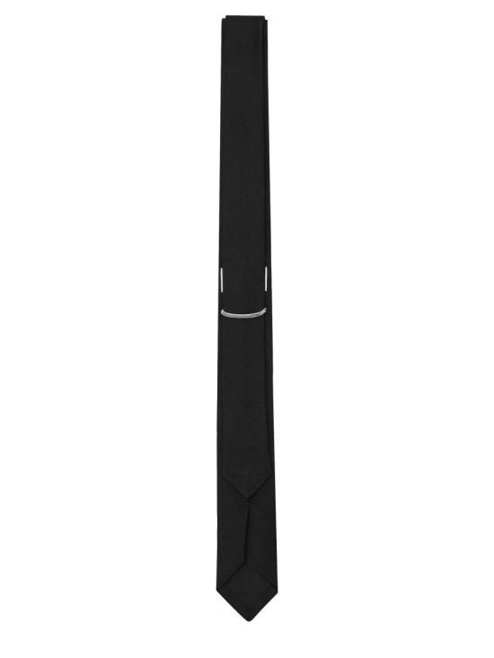 26FW 생로랑 넥타이 720095 3Y0431000 BLACK - SAINT LAURENT