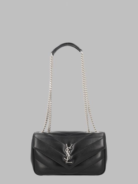 26FW 생로랑 루루 스몰 마테라쎄 램스킨 숄더백 801437 AAE4Y1000 BLACK
