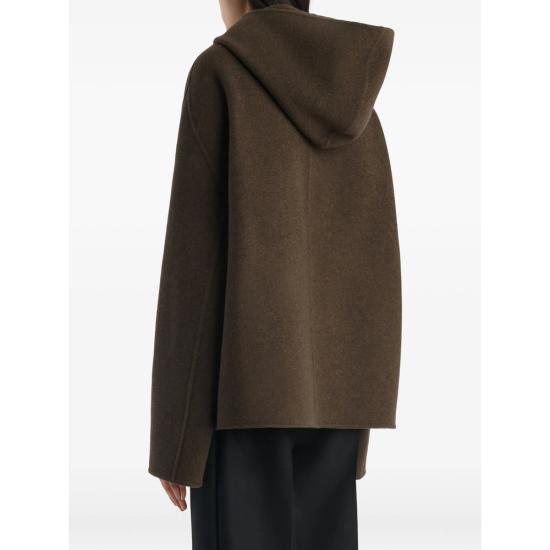 26FW 케이트 돌렘 울 블렌드 후드 자켓 6243547 W547 716 BROWN - KHAITE