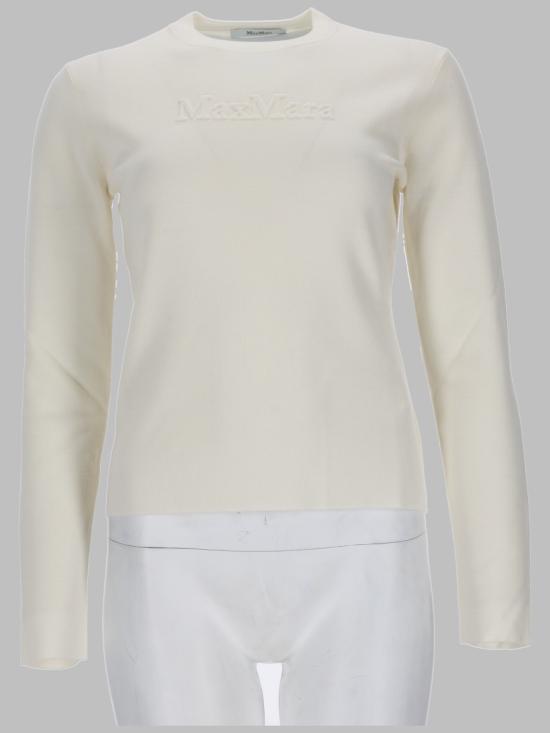 26FW 막스마라 만토 스웨터 2621366082600 001F001 WHITE