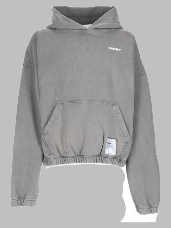 26FW 새티스파이 긴팔 티셔츠 11046 82A02 82A02 GREY