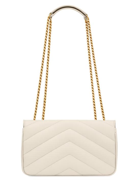 26FW 생로랑 루루 마틀라세 램스킨 스몰 숄더백 801437 AAEAX9207 BEIGE - SAINT LAURENT