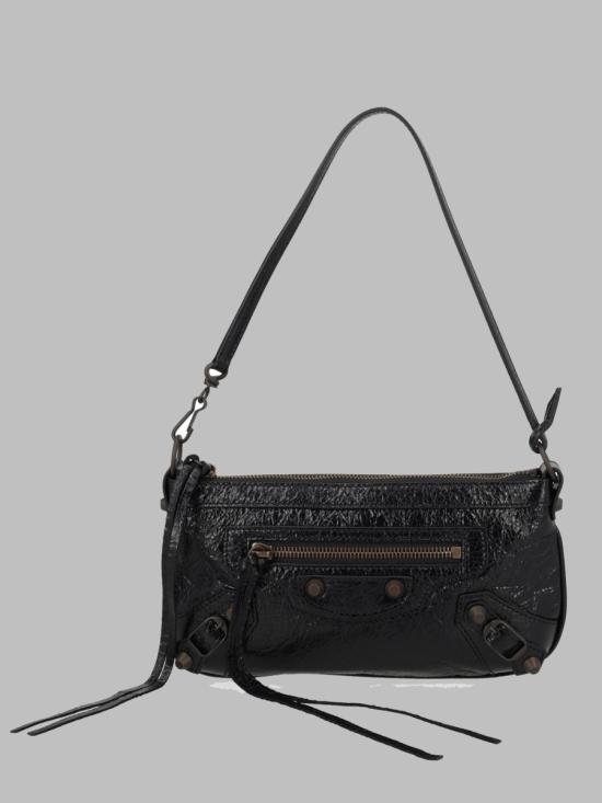 26FW 발렌시아가 르 시티 파우치 온 스트랩 863960 2ABEK1000 BLACK