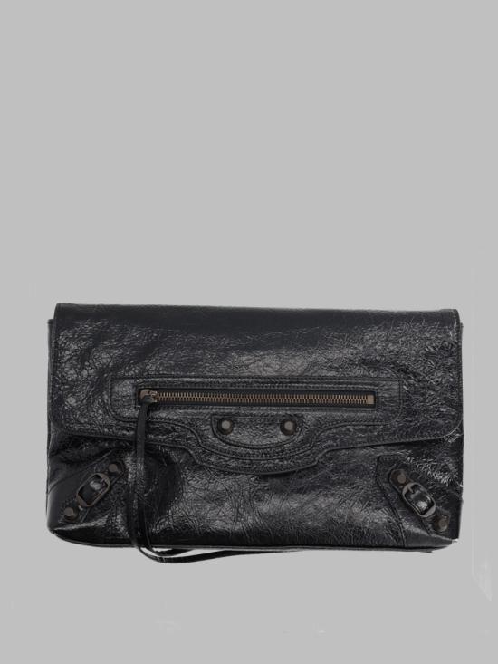 26FW 발렌시아가 르 시티 클러치 873386 2ABEK1000 BLACK