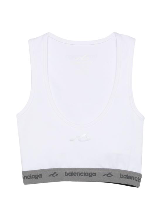 26FW 발렌시아가 탑 A0023Q TUVN79000 WHITE