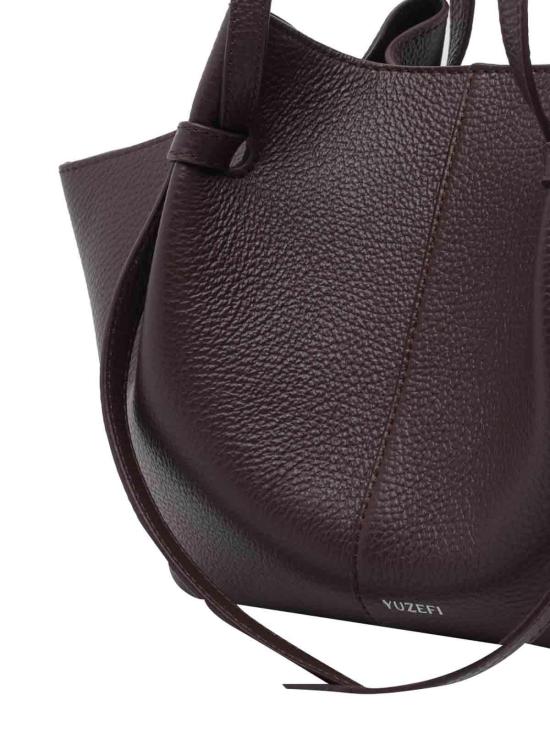26FW 유제피 숄더백 MOCHIPEBBLEGRAINLEATHERL078 BROWN - YUZEFI