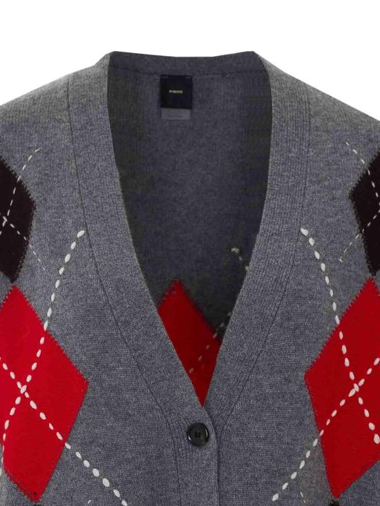26SS 핑코 가디건 107291A3IEIL1 GREY - PINKO
