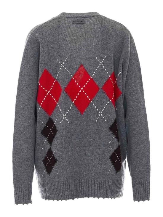 26SS 핑코 가디건 107291A3IEIL1 GREY - PINKO