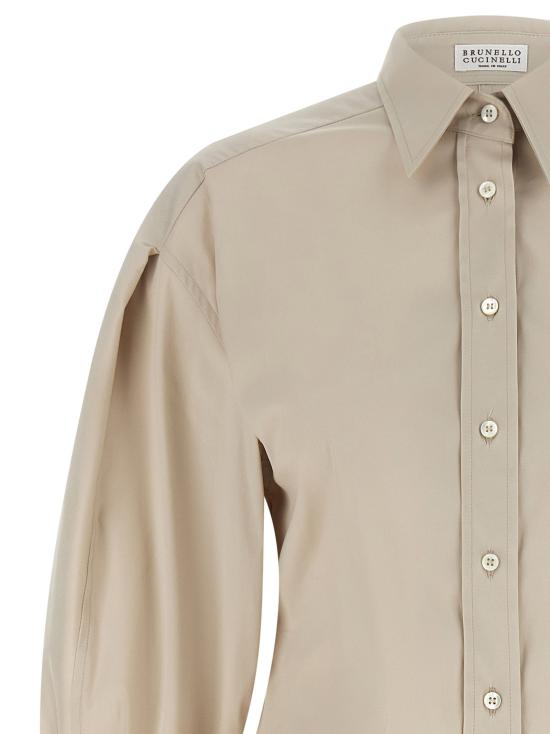  브루넬로 쿠치넬리 셔츠 LDM0091M2M16C3786 BEIGE - BRUNELLO CUCINELLI