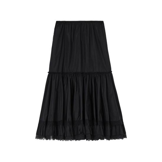 26FW 가니 스커트 A1090334 099 BLACK