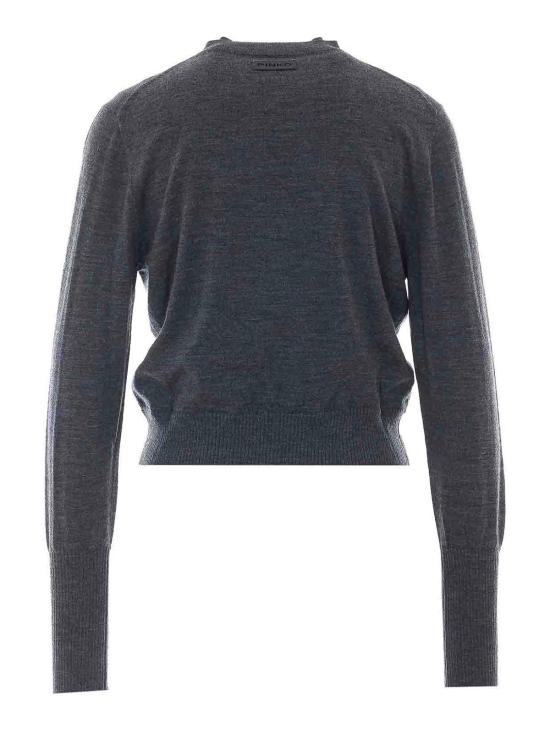 26SS 핑코 가디건 107259A3FYI76 GREY - PINKO