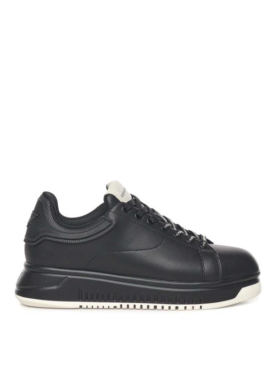 25FW 엠포리오 아르마니 스니커즈 EM003663AF18212MC105 BLACK