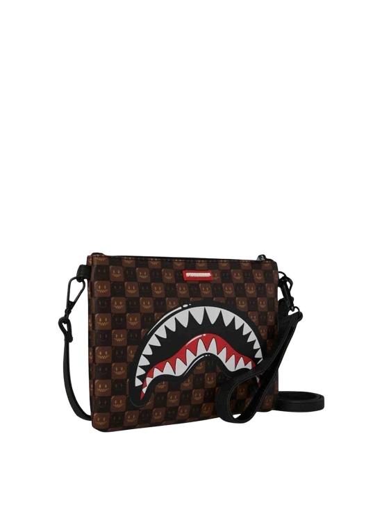 26FW 스프레이그라운드 크로스백 B9307SHARKSINPARISWTFBUBBLE BROWN - SPRAYGROUND