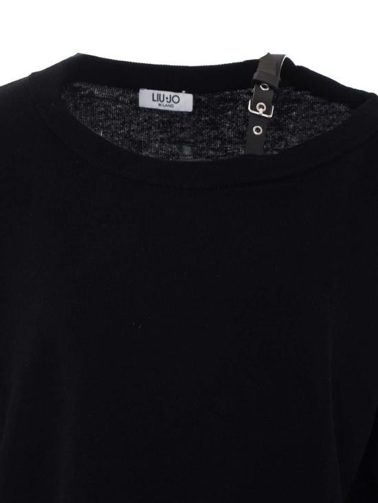 26FW 리우조 탑 WF6392MA52S22222 BLACK - LIU JO