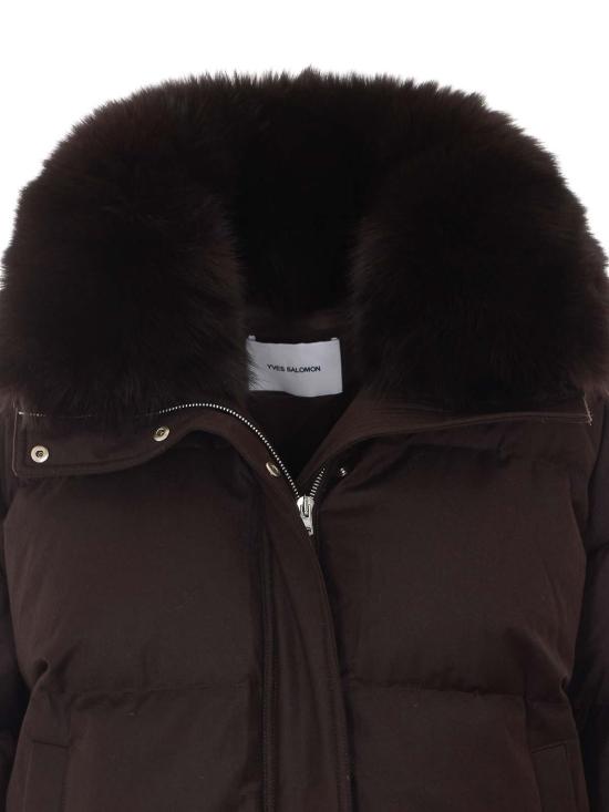 26FW 이브살로몬 숏패딩 25WYV09066WO2WA2300 BROWN - YVES SALOMON