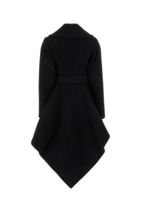 26FW 알라이아 코트 AA9M1241W141D 999 Black - ALAIA