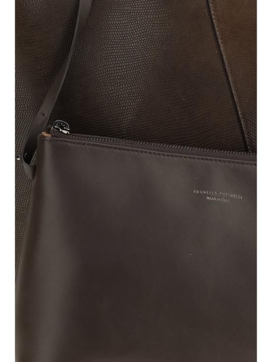 26FW 브루넬로 쿠치넬리 숄더백 MBLZB2835 C8279 BROWN - BRUNELLO CUCINELLI