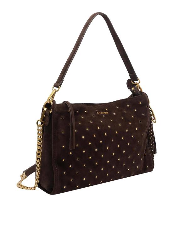 26FW 라캐리 숄더백 162PMD240SUEDARKBROWN - LA CARRIE