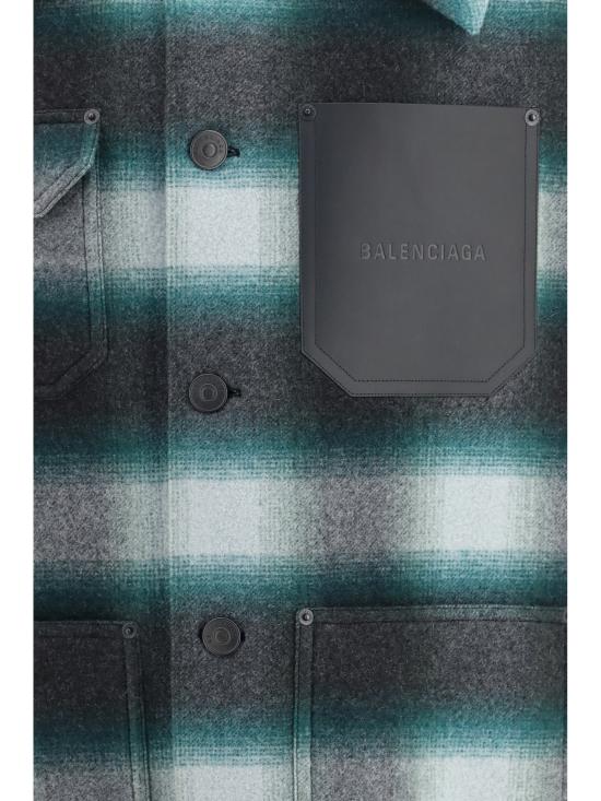 26FW 발렌시아가 워크웨어 코쿤 아우터웨어 A009IUTUU57 3010 GREEN - BALENCIAGA
