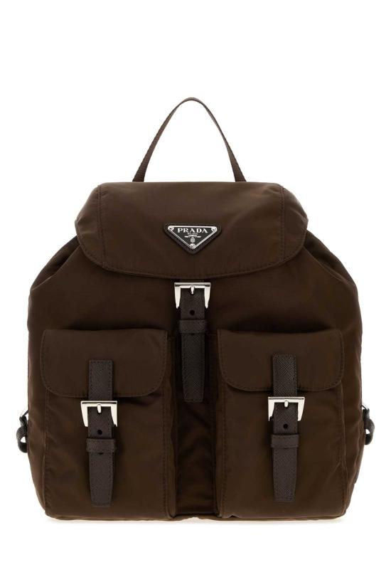 26FW 프라다 리나일론 스몰 백팩 1BZ677RV44 F0038 Brown