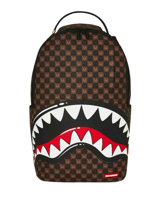 26FW 스프레이그라운드 백팩 B8634SHARKSINPARISWTFBUBBLE BROWN