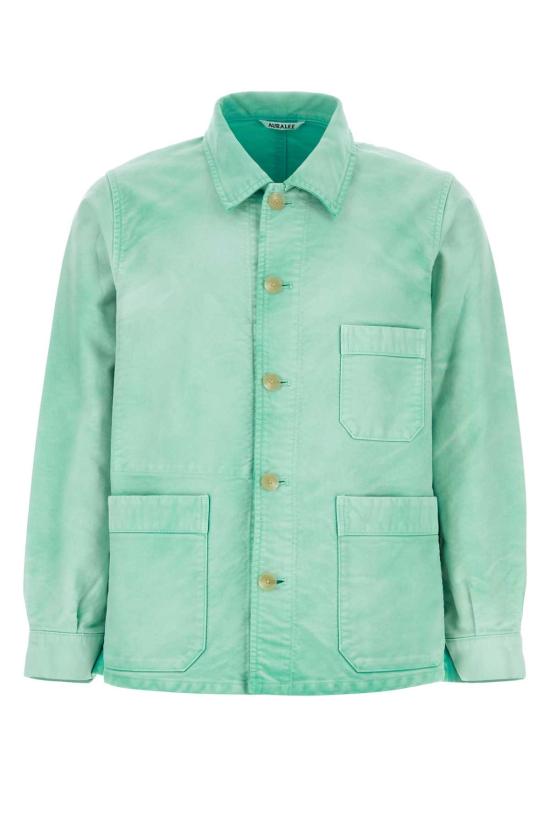 26FW 오라리 니트웨어 A26AB02HM FADEDAQUAGREEN Light Blue