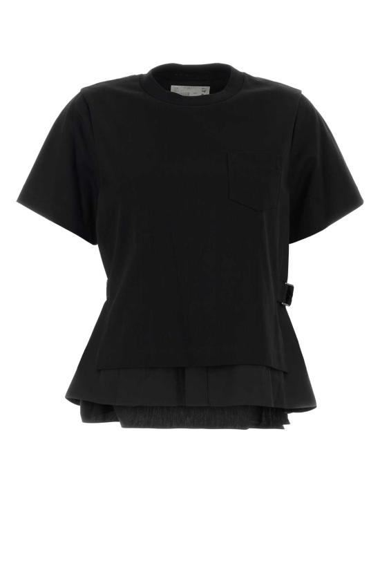 26FW 사카이 반팔 티셔츠 2608747 001 Black