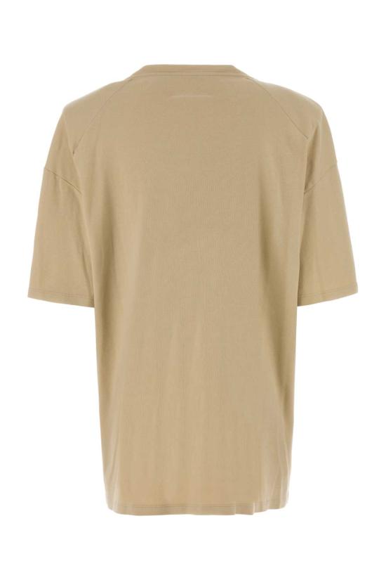 26FW MM6 메종마르지엘라 반팔 티셔츠 S62GD0220M20277 109 Beige o Tan - MM6 MAISON MARGIELA