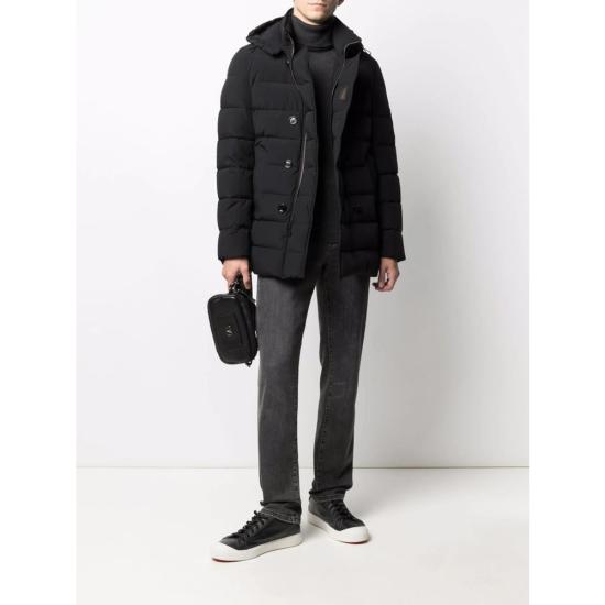 26FW 무레르 FLORIO-KN 플로리오-KN 퀼팅 나일론 패딩 다운 재킷 I100188 FLORIO KN NERO BLACK - MOORER