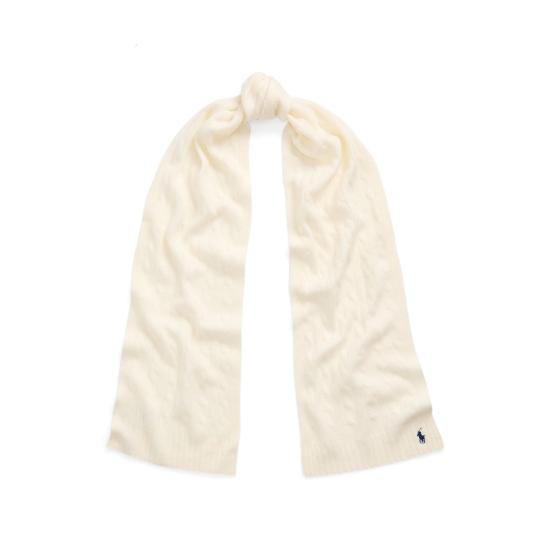 26FW 랄프 로렌 머플러/스카프 455956296002 CREAM BEIGE - RALPH LAUREN