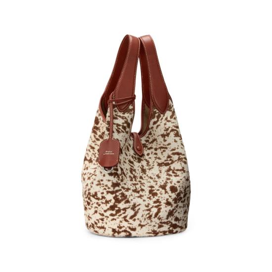 26FW 랄프 로렌 토트백 428P23825001 BROMU BROWN - RALPH LAUREN