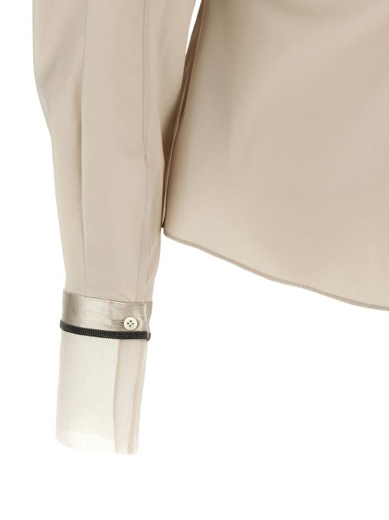  브루넬로 쿠치넬리 셔츠 LDM0091M2M16C3786 BEIGE - BRUNELLO CUCINELLI
