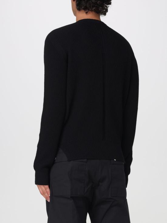 26FW 릭 오웬스 스웨터 RU02F4615KWVH 09 Black - RICK OWENS