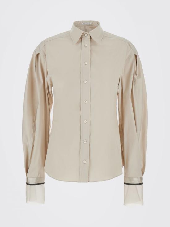26FW 브루넬로 쿠치넬리 셔츠 M0091M2M16 C3786 Beige - BRUNELLO CUCINELLI