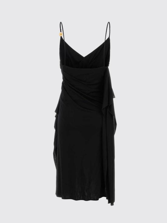 26FW 베르사체 미디 원피스 10258411A12497 1B000 Black - VERSACE