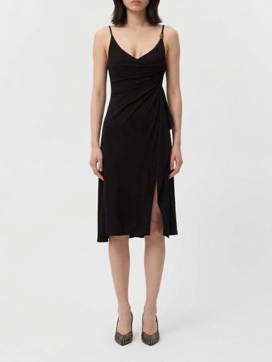 26FW 베르사체 미디 원피스 10258411A12497 1B000 Black