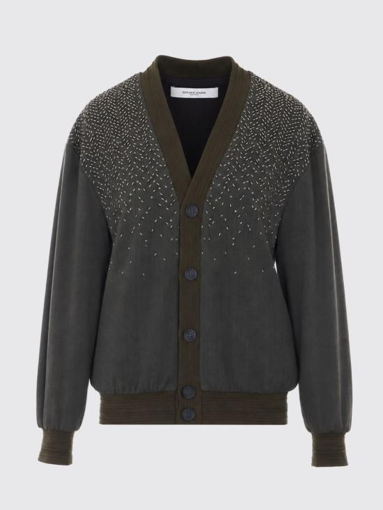 26FW 골든구스 가디건 GWP02746P00258836101 Grey - GOLDEN GOOSE