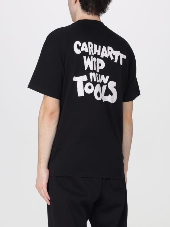 26FW 칼하트 WIP 반팔 티셔츠 I037221 89XX Black - CARHARTT WIP