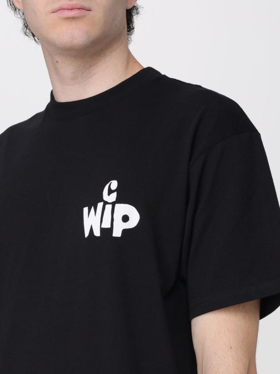 26FW 칼하트 WIP 반팔 티셔츠 I037221 89XX Black - CARHARTT WIP