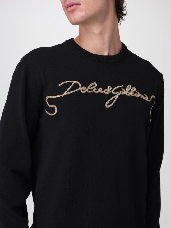 26FW 돌체앤가바나 스웨터 GXX02ZJDVIR N0000 Black - DOLCE & GABBANA