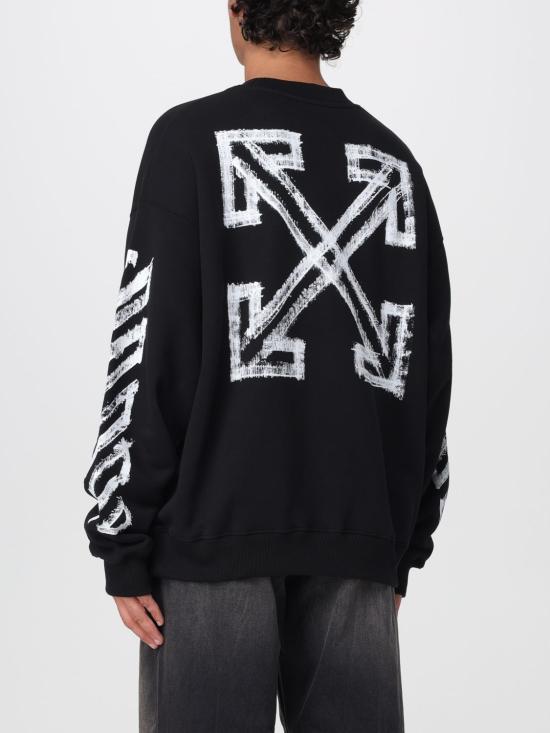 26FW 오프화이트 스웨터 44MBA054F26F007 001 Black - OFF WHITE