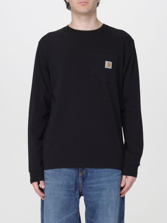 26FW 칼하트 WIP 롱슬리브 포켓 티셔츠 I030437 89XX Black