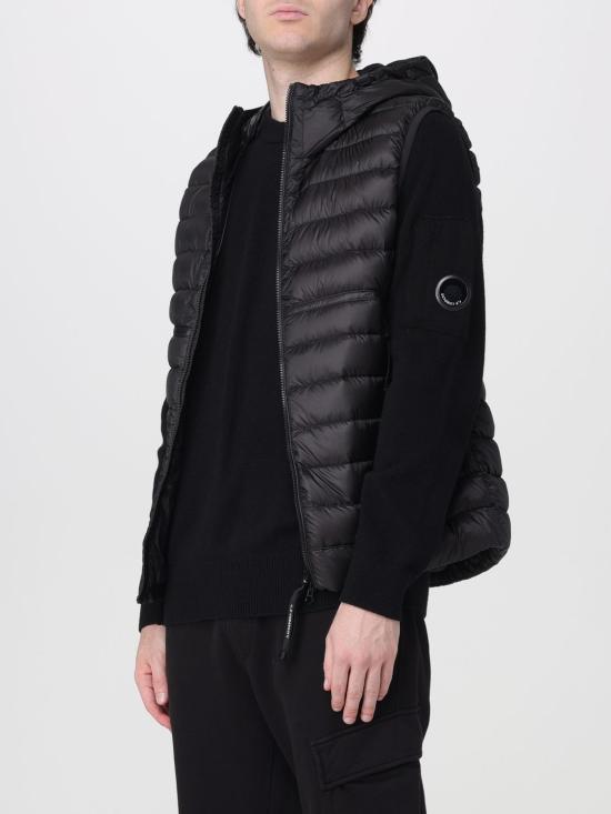 26FW 씨피 컴퍼니 스웨터 21CMVE014A110416A 999 Black - C.P. COMPANY